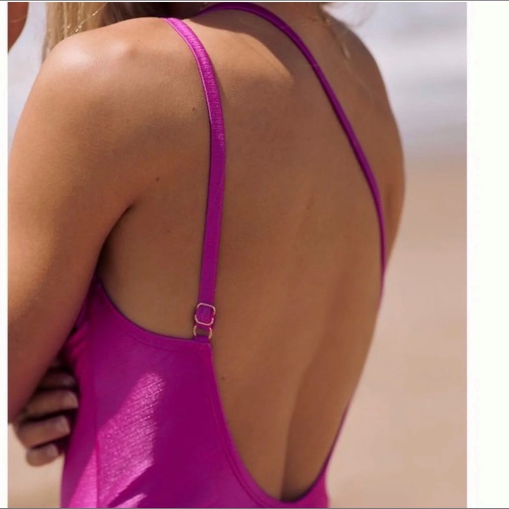 Anthropologie Sleek One-Shoulder One-Piece Swimsuit NWT - Picture 5 of 15